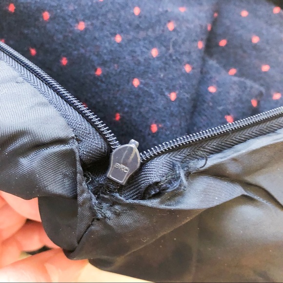 Polka Dot Winter Mini Skirt - Picture 4 of 4